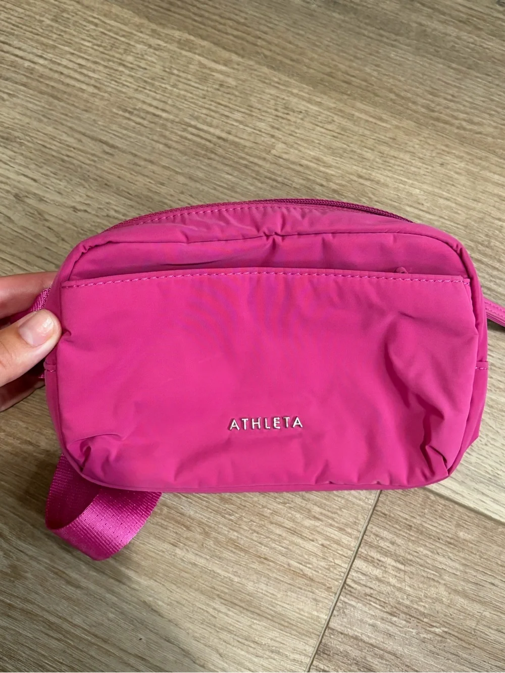 Athleta Hot Pink Crossbody Belt Bag